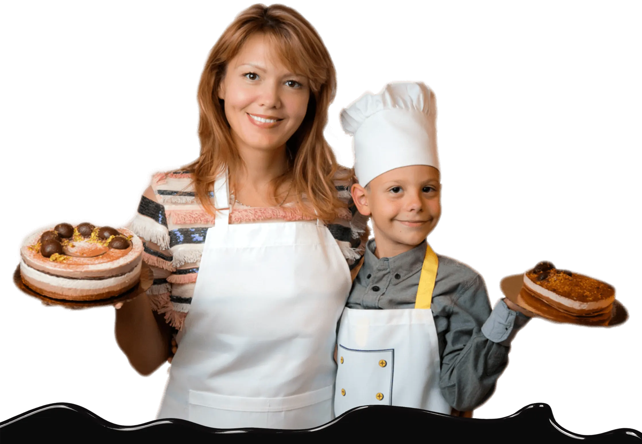 Viktoria Seiz and young chef